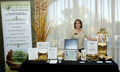 Debbi manning the booth at the 2010 Women in Business Showcase