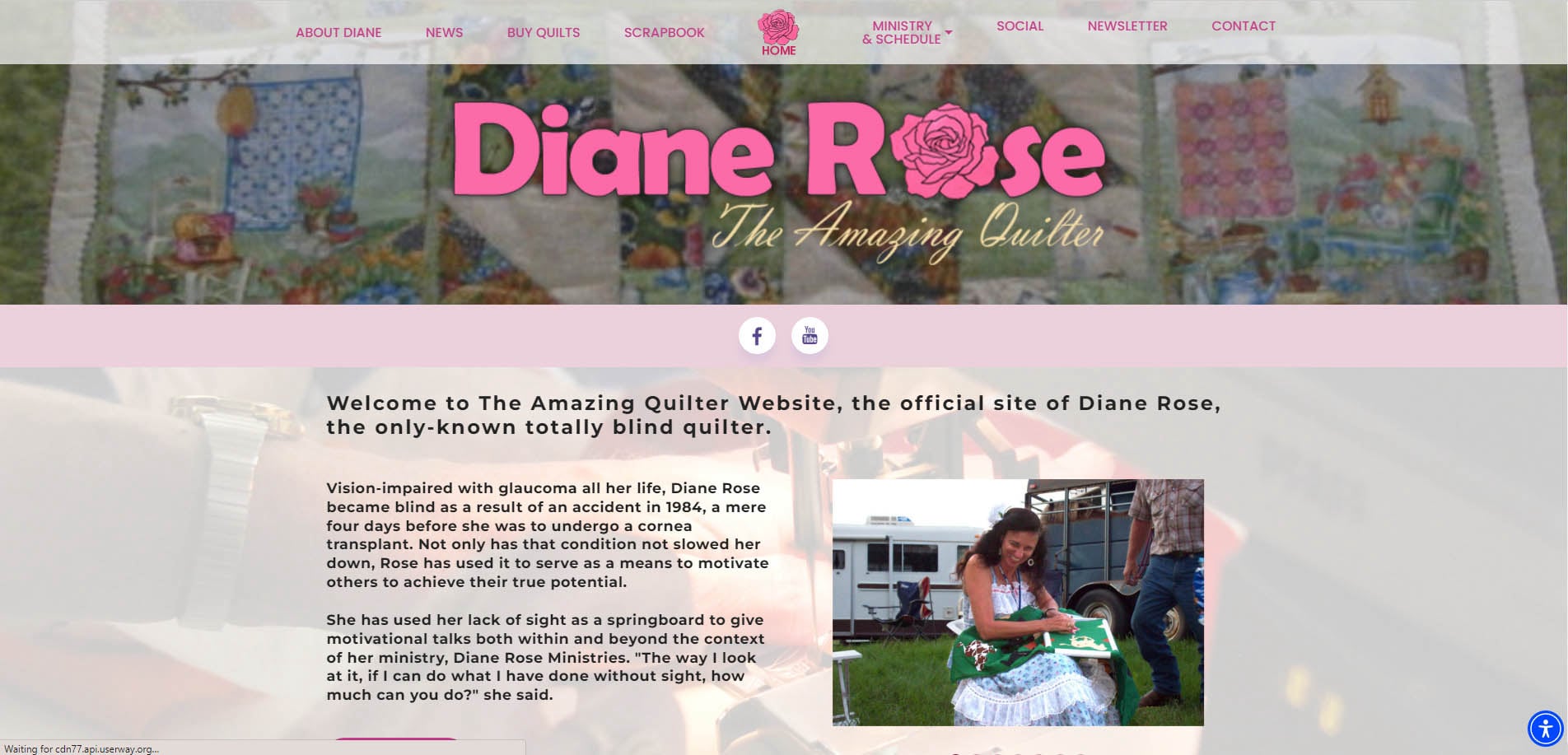 Diane Rose, The Amazing Quilter